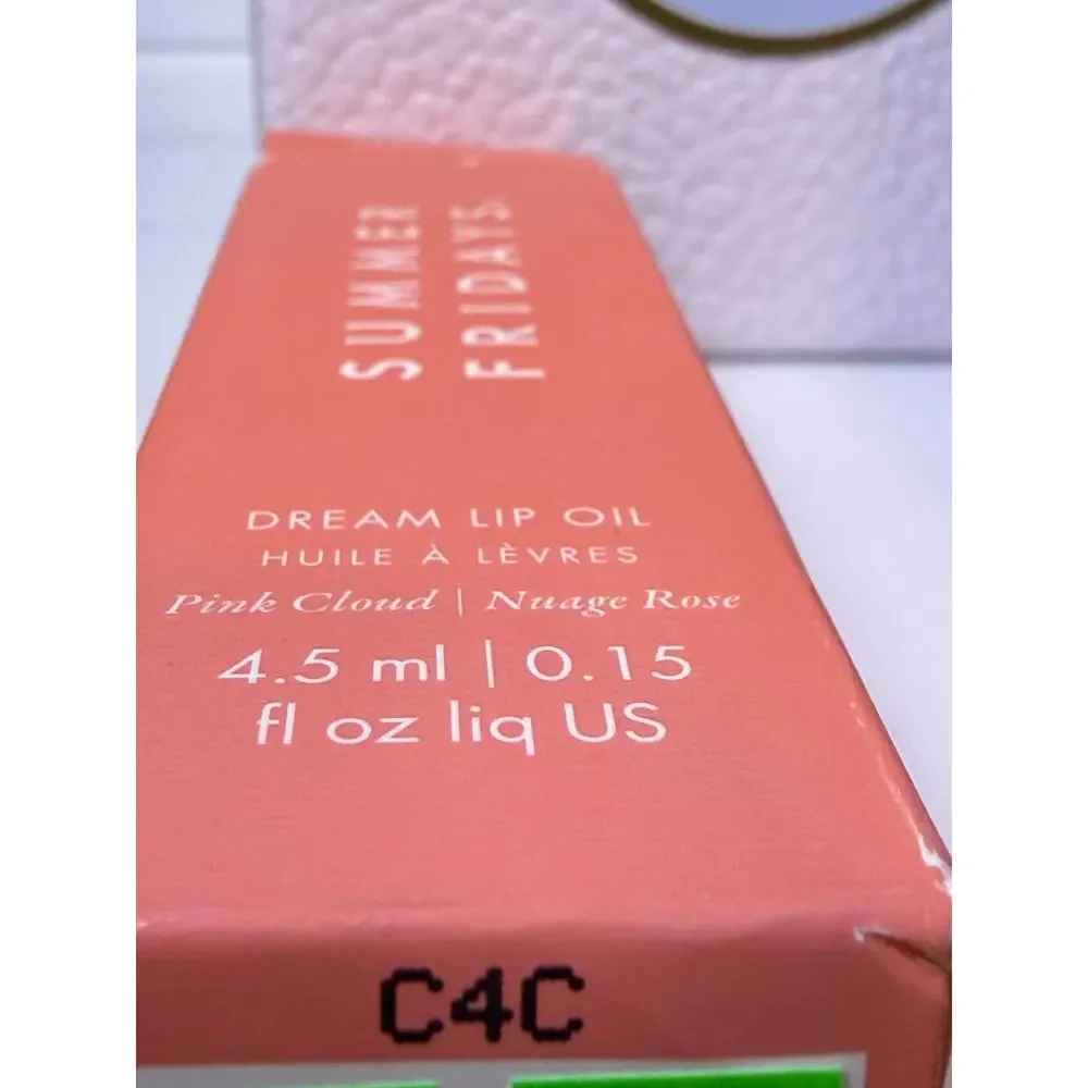 Summer Friday’s Dream Lip Oil - PINK CLOUD - 4.5 mL - NEW in box